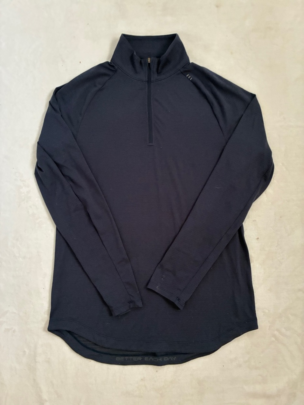 Lululemon waffle knit quarter zip top